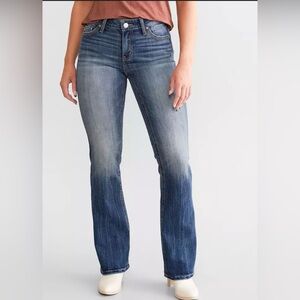 Daytrip Women's Straight-Leg Jeans in Dark Blue Wash Virgo bootcut